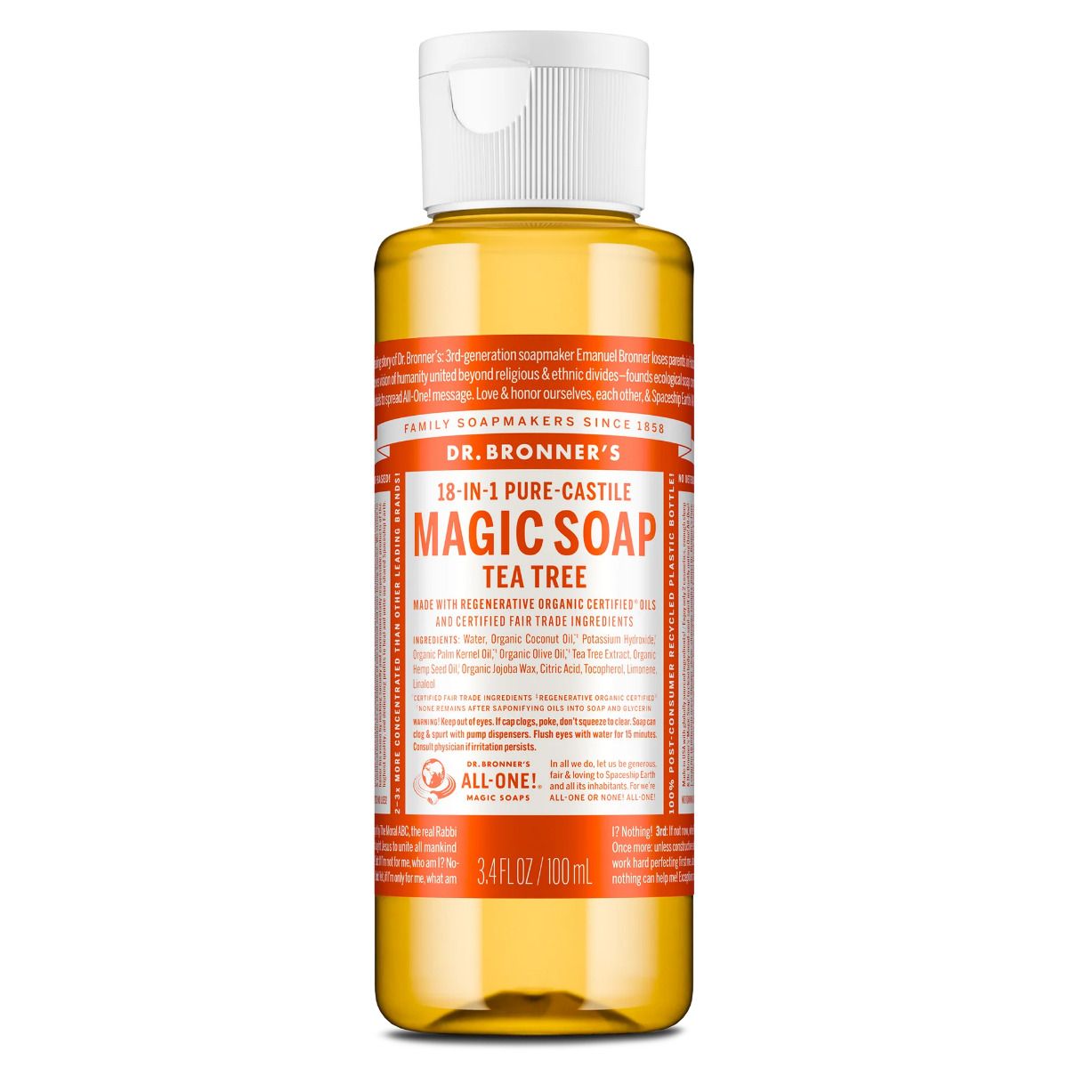 Dr. Bronner's Liquid Soap - 3.4oz