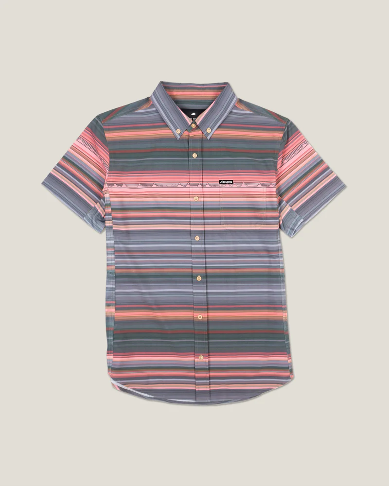 M's Vista Stretch Button Down