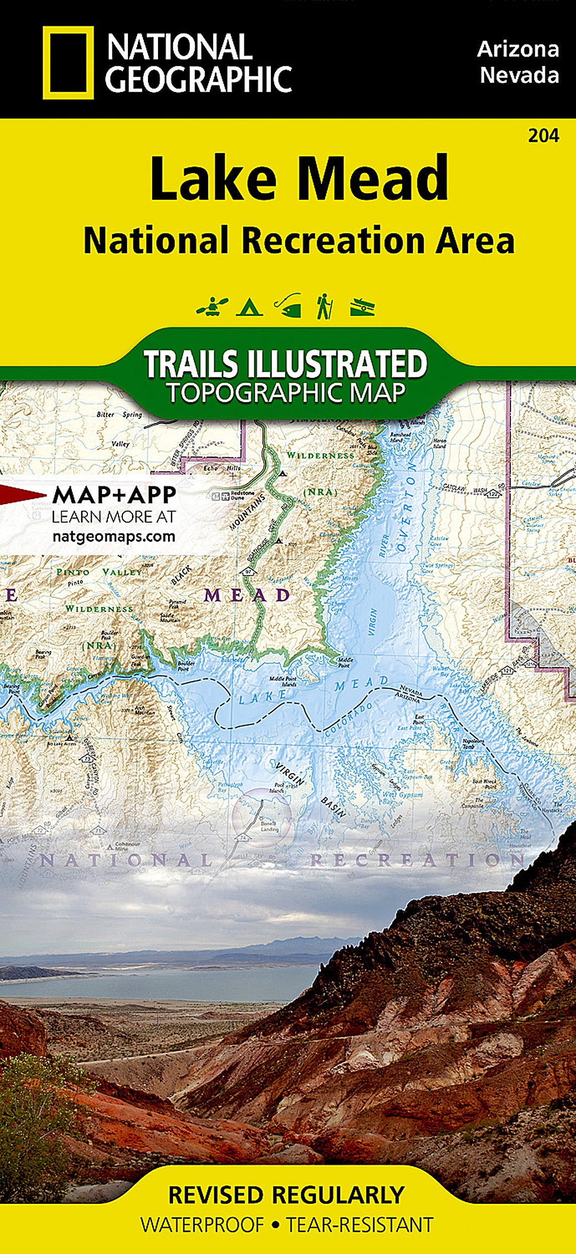 Lake Mead Map