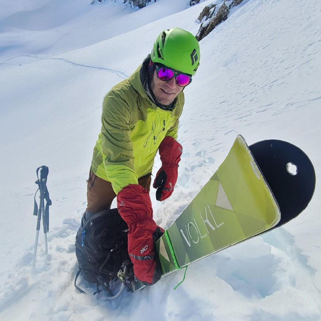 Maciej Pike-Biegunski backcountry skiing