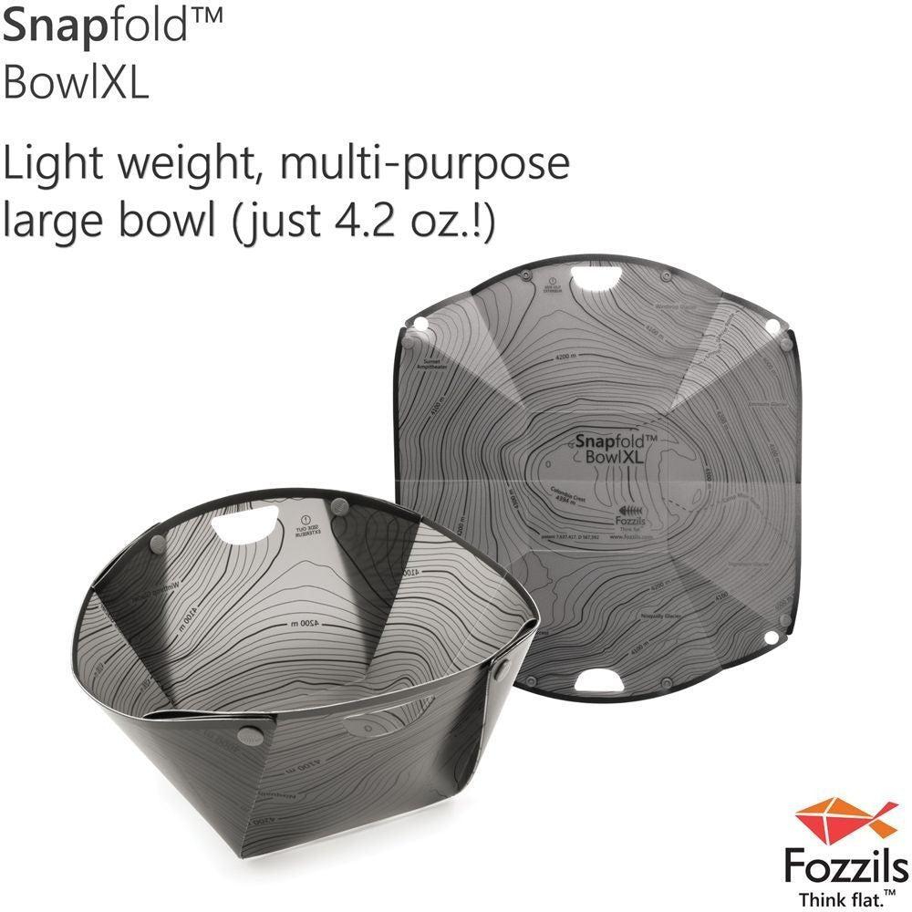 Fozzils Snapfold Bowl XL Grey