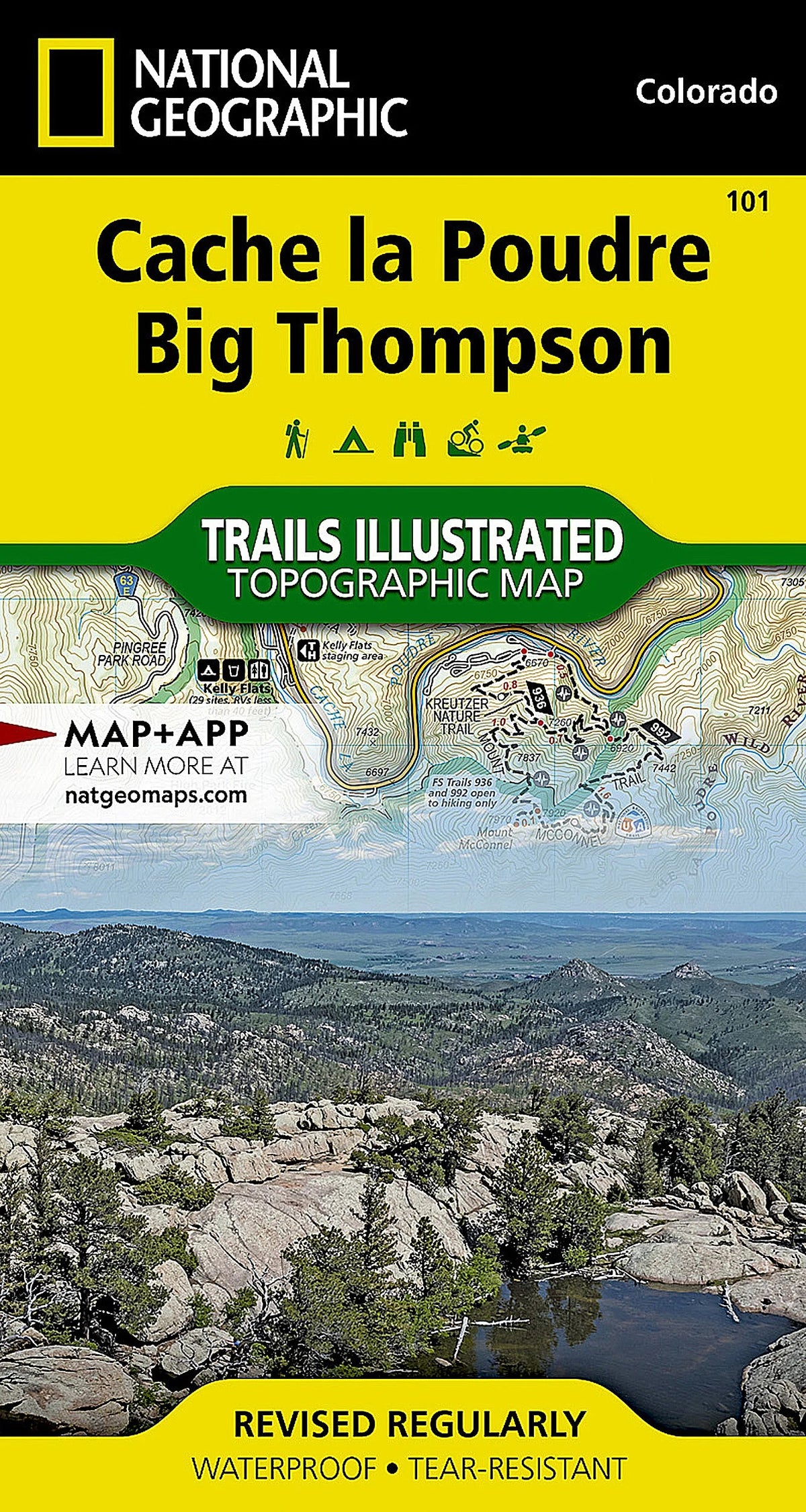 Cache la Poudre, Big Thompson Map