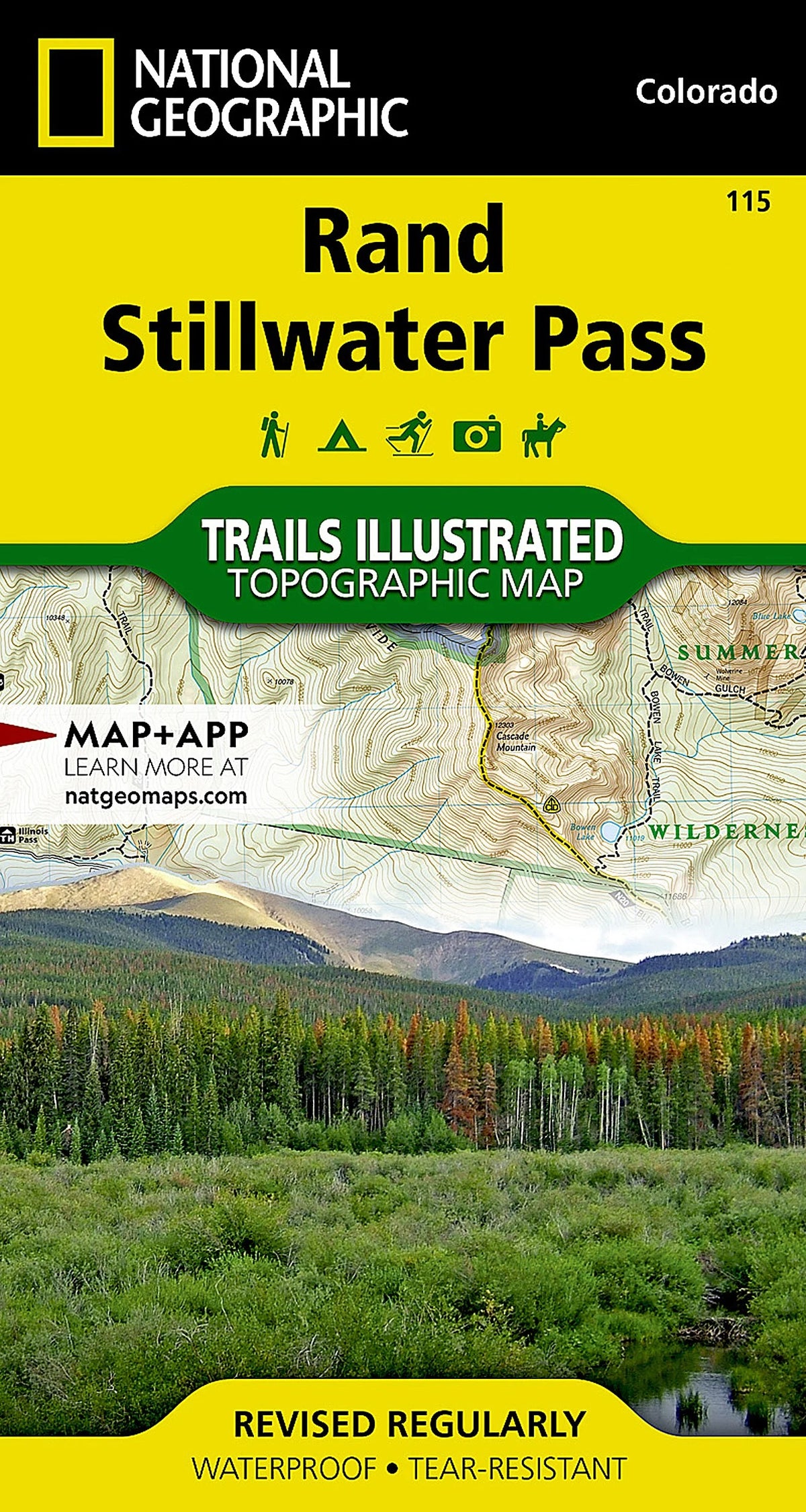 Rand, Stillwater Pass Map