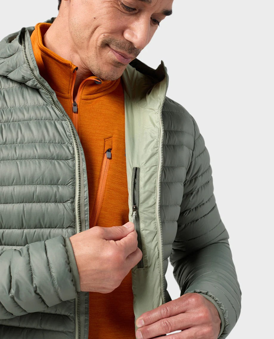M's Pinion Down Hooded Jacket