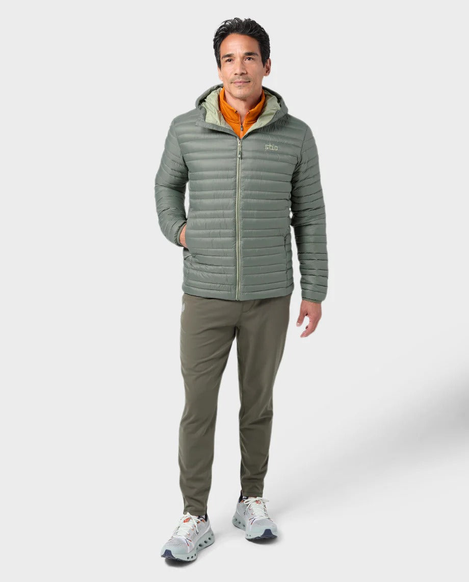 M's Pinion Down Hooded Jacket
