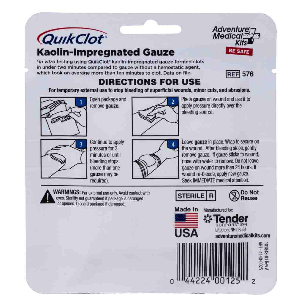 QuikClot® Gauze 3" x 2'
