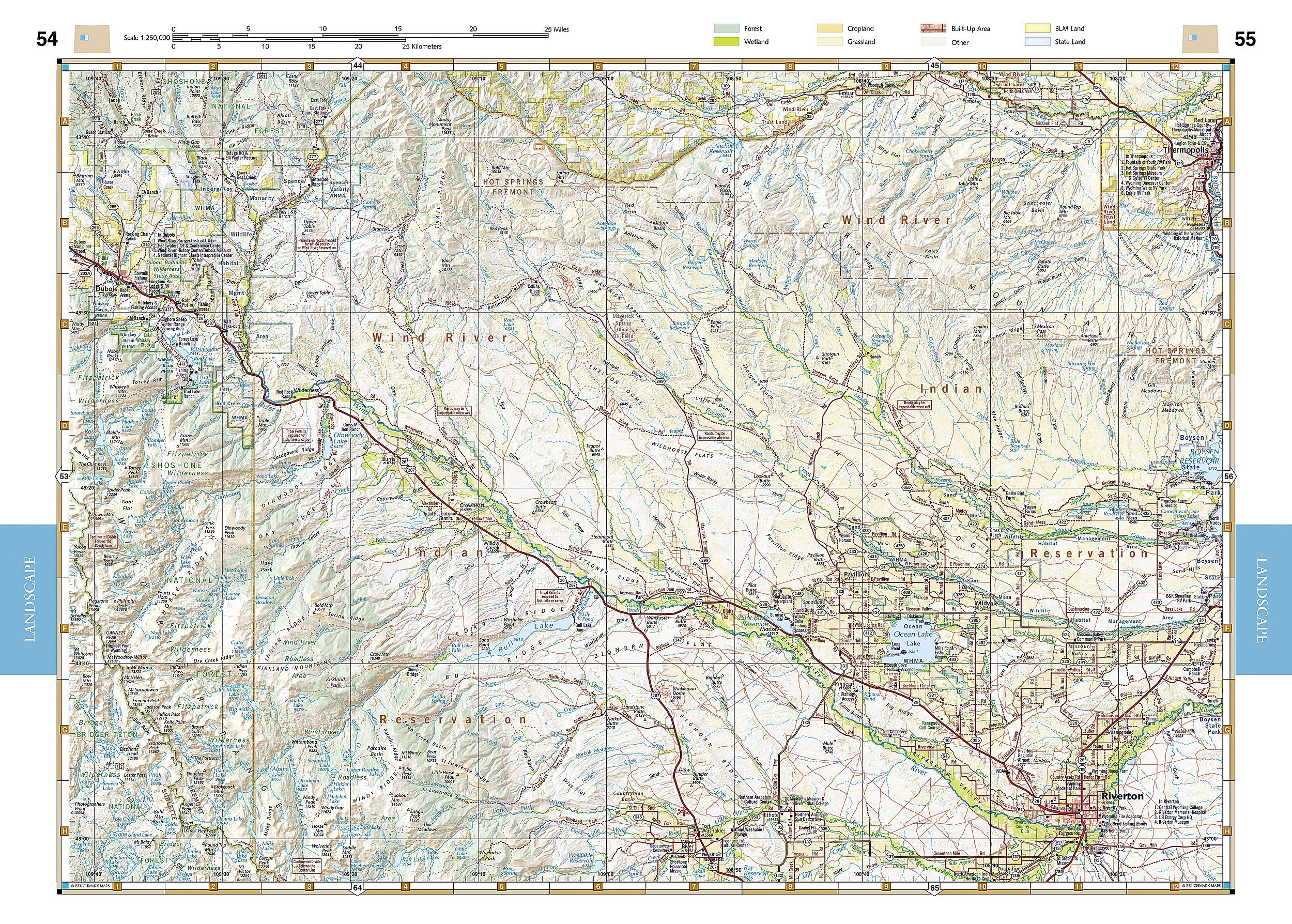 Wyoming Road & Recreation Atlas
