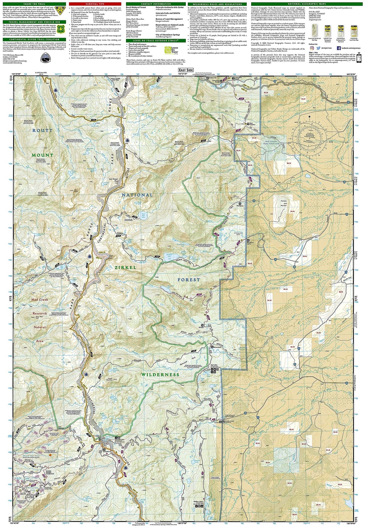 Clark, Buffalo Pass Map
