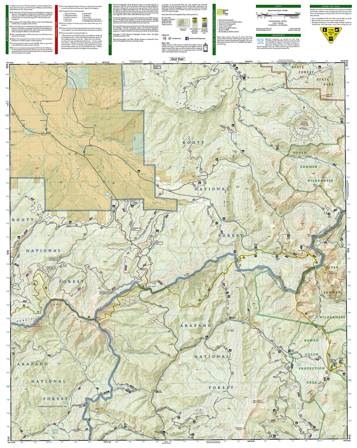 Rand, Stillwater Pass Map
