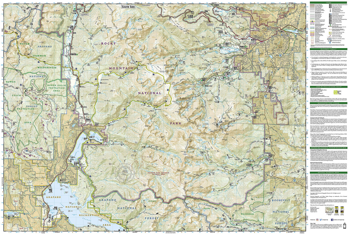 Rocky Mountain National Park Map