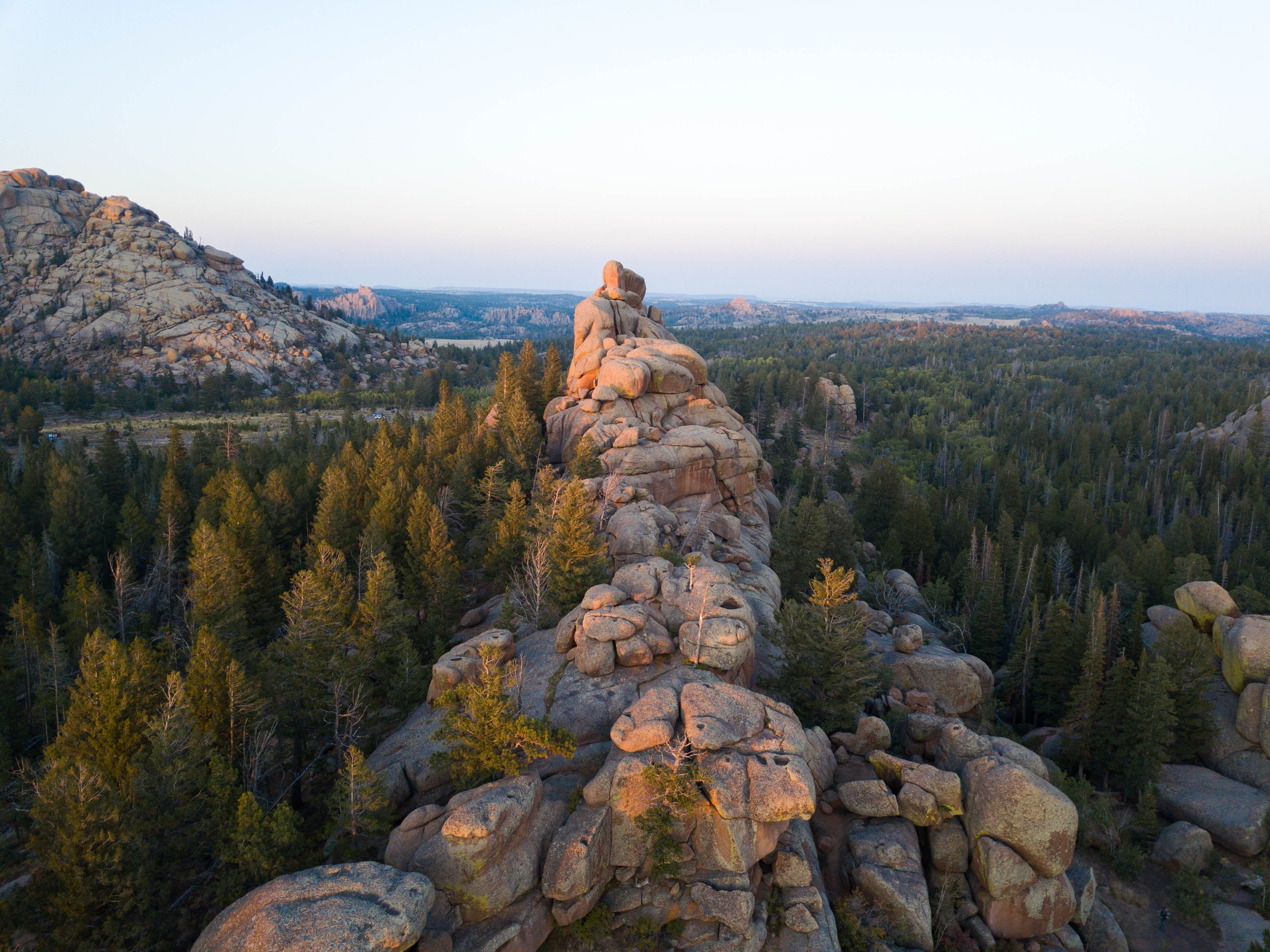 a view of Vedauwoo in Wyoming