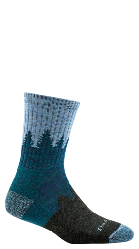 Treeline Micro Crew Midweight With Cushion - Blue